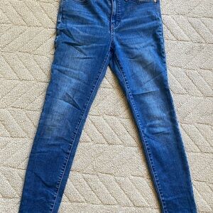 Madewell Women's Skinny Jeans in Deep Blue